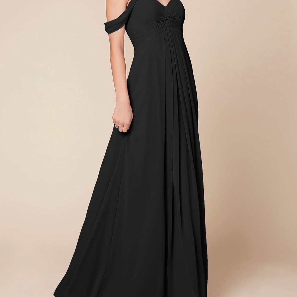 DEAR CLEO Black Strapless Harper Bridesmaid Dress Sz 6